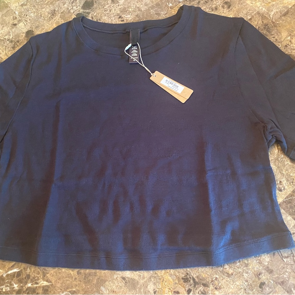 SKIMS Pointelle Crop Top